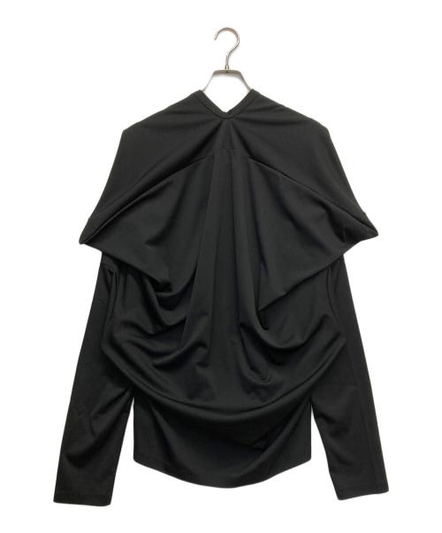 COMME des GARCONS（コムデギャルソン）COMME des GARCONS (コムデギャルソン) 変形ロングスリーブカットソー ブラック サイズ:Mの古着・服飾アイテム