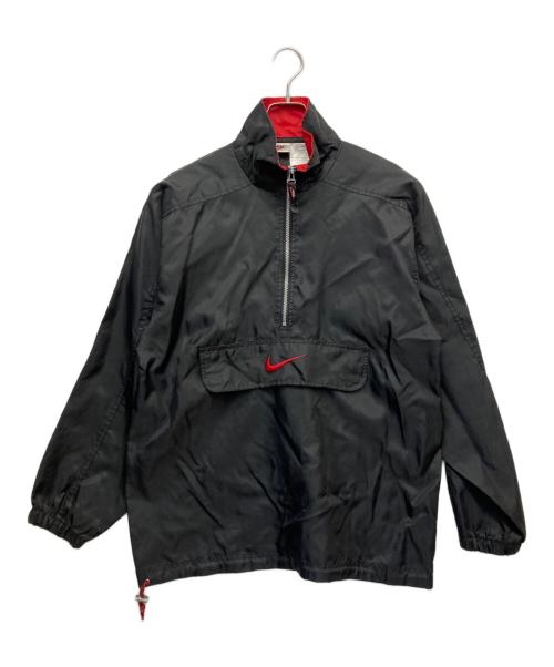 NIKE（ナイキ）NIKE (ナイキ) センタースウォッシュナイロンアノラック ブラック サイズ:Mの古着・服飾アイテム