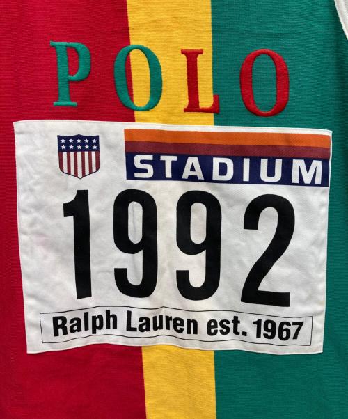 POLO RALPH LAUREN（ポロ・ラルフローレン）POLO RALPH LAUREN (ポロ・ラルフローレン) STADIUM 1992タンクトップ ラスタカラー サイズ:Mの古着・服飾アイテム