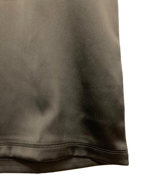 adidas（アディダス）adidas (アディダス) スリーストライプス サテン 長袖Tシャツ ブラック サイズ:Mの古着・服飾アイテム