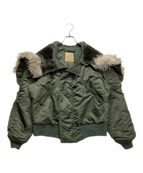 ALPHA（アルファ）ALPHA (アルファ) N-2Bジャケット カーキ サイズ:Mの古着・服飾アイテム