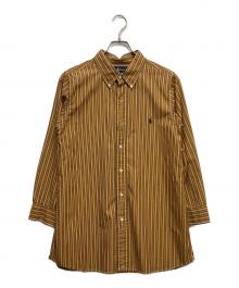 POLO RALPH LAUREN（ポロ・ラルフローレン）の古着「BLAKE ストライプシャツ」｜イエロー