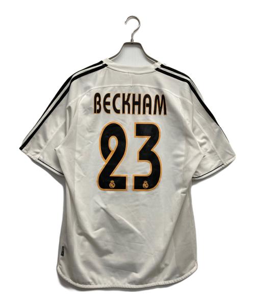 adidas（アディダス）adidas (アディダス) 03-04レアルマドリードゲームシャツ ホワイト サイズ:Lの古着・服飾アイテム