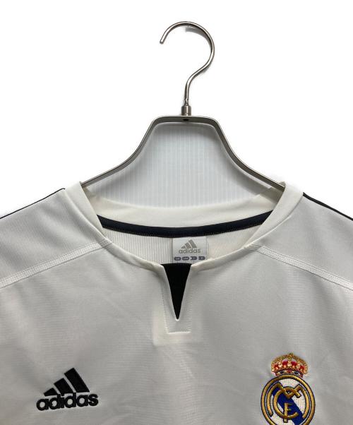 adidas（アディダス）adidas (アディダス) 03-04レアルマドリードゲームシャツ ホワイト サイズ:Lの古着・服飾アイテム