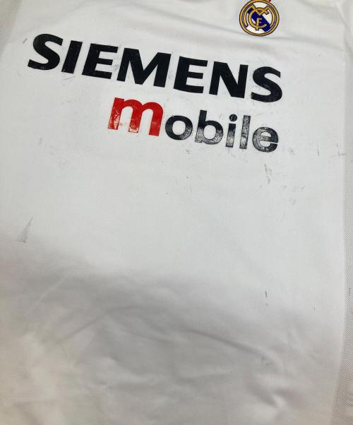 adidas（アディダス）adidas (アディダス) 03-04レアルマドリードゲームシャツ ホワイト サイズ:Lの古着・服飾アイテム