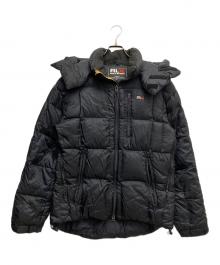 RLX RALPH LAUREN（アールエルエックスラルフローレン）の古着「フーデッドダウンジャケット」｜ブラック