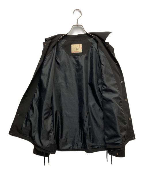 nano・universe（ナノ・ユニバース）nano・universe (ナノ・ユニバース) イタリアンドットリラックスコーチジャケット ブラック サイズ:Lの古着・服飾アイテム