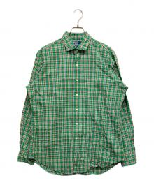 POLO RALPH LAUREN（ポロ・ラルフローレン）の古着「チェックシャツ」｜グリーン