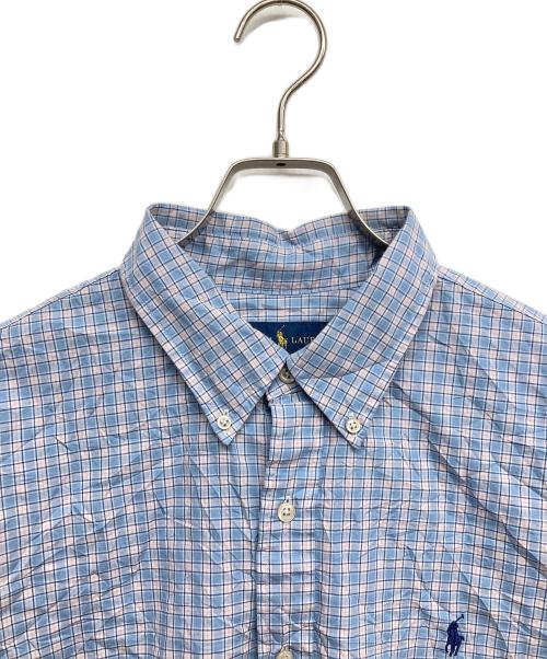 RALPH LAUREN（ラルフローレン）RALPH LAUREN (ラルフローレン) チェックシャツ ブルー サイズ:XLの古着・服飾アイテム