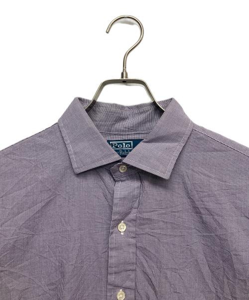 POLO RALPH LAUREN（ポロ・ラルフローレン）POLO RALPH LAUREN (ポロ・ラルフローレン) チェックシャツ ブルー サイズ:16 1/2の古着・服飾アイテム