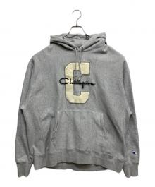 Champion（チャンピオン）の古着「プルオーバーパーカー」｜グレー