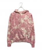 Championチャンピオン）の古着「ブリーチプルオーバーパーカー」｜ピンク