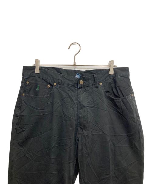 POLO RALPH LAUREN（ポロ・ラルフローレン）POLO RALPH LAUREN (ポロ・ラルフローレン) コットンパンツ ブラック サイズ:W36の古着・服飾アイテム