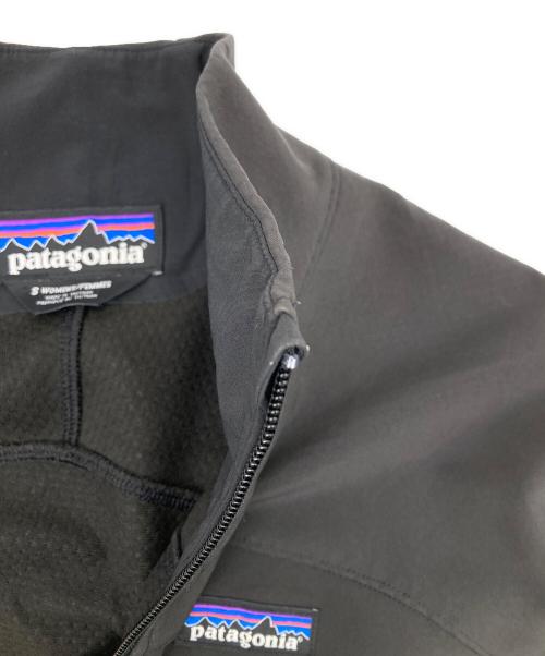 Patagonia（パタゴニア）Patagonia (パタゴニア) ソフトシェルジップアップジャケット ブラック サイズ:Sの古着・服飾アイテム