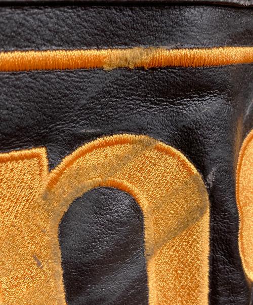 JH Design（ジェイエイチデザイン）JH DESIGN (ジェイエイチデザイン) レーシングレザージャケット ブラック サイズ:Lの古着・服飾アイテム