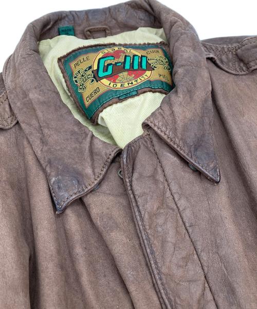 G-Ⅲ（ジースリー）G-Ⅲ (ジースリー) a-2タイプジャケット ブラウン サイズ:XLの古着・服飾アイテム