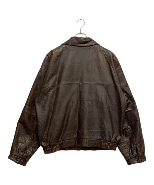 wilsons leather（ウィルソンズレザー）wilsons leather (ウィルソンズレザー) シングルレザージャケット ブラウン サイズ:Lの古着・服飾アイテム
