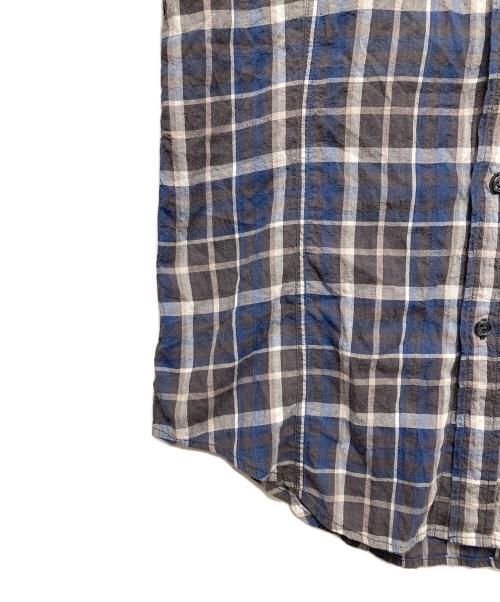 DIESEL（ディーゼル）DIESEL (ディーゼル) チェックシャツ グレー サイズ:Mの古着・服飾アイテム