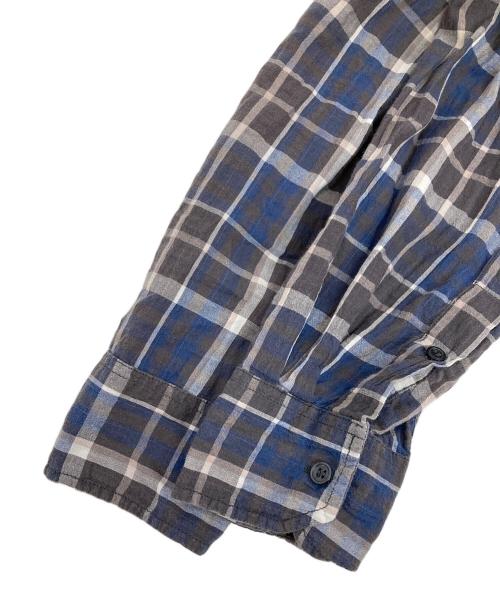 DIESEL（ディーゼル）DIESEL (ディーゼル) チェックシャツ グレー サイズ:Mの古着・服飾アイテム