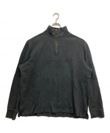 POLO RALPH LAUREN（ポロ・ラルフローレン）の古着「ハーフジップニット」｜グレー