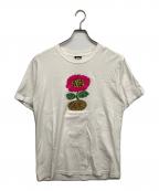 stussyステューシー）の古着「SUNFLOWER TEE」｜ホワイト
