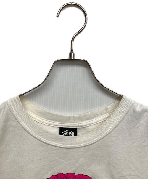 stussy（ステューシー）stussy (ステューシー) SUNFLOWER TEE ホワイト サイズ:Mの古着・服飾アイテム