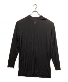 Yohji Yamamoto pour homme（ヨウジヤマモト プールオム）の古着「シアーラメカットソー」｜ブラック