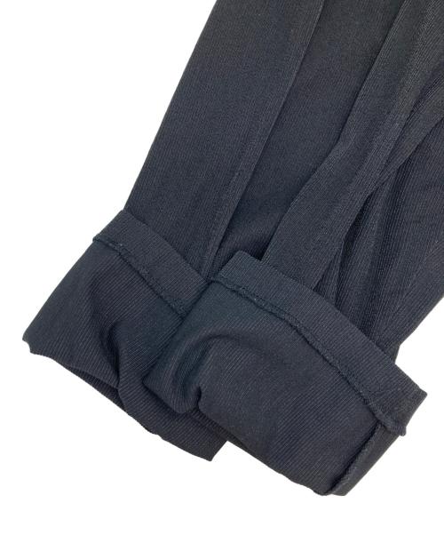 Yohji Yamamoto pour homme（ヨウジヤマモト プールオム）Yohji Yamamoto pour homme (ヨウジヤマモト プールオム) シアーラメカットソー ブラック サイズ:Mの古着・服飾アイテム