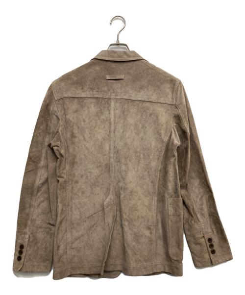 GAULTIER HOMME objet（ゴルチエオムオブジェ）GAULTIER HOMME objet (ゴルチエオムオブジェ) スウェードテーラードジャケット ブラウン サイズ:46の古着・服飾アイテム