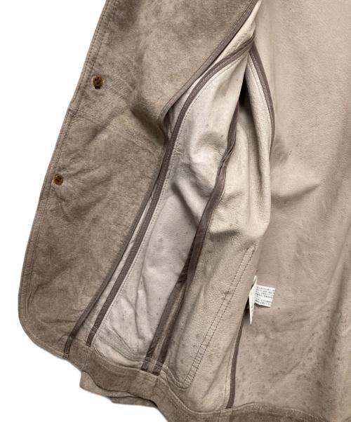 GAULTIER HOMME objet（ゴルチエオムオブジェ）GAULTIER HOMME objet (ゴルチエオムオブジェ) スウェードテーラードジャケット ブラウン サイズ:46の古着・服飾アイテム