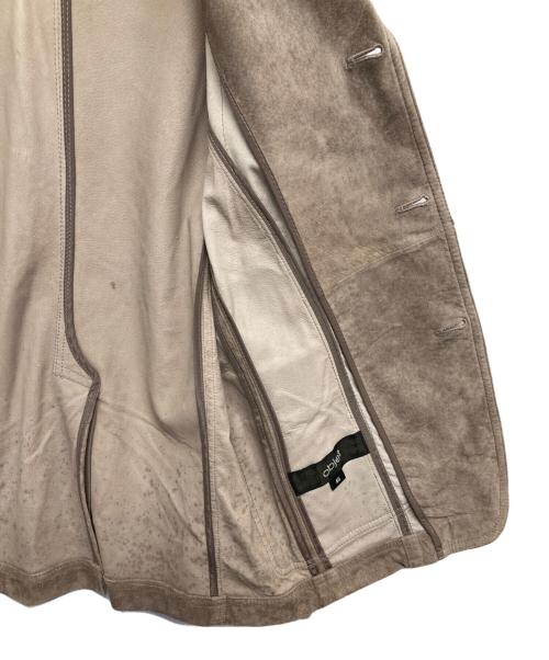 GAULTIER HOMME objet（ゴルチエオムオブジェ）GAULTIER HOMME objet (ゴルチエオムオブジェ) スウェードテーラードジャケット ブラウン サイズ:46の古着・服飾アイテム