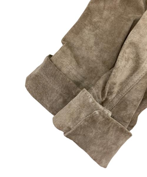 GAULTIER HOMME objet（ゴルチエオムオブジェ）GAULTIER HOMME objet (ゴルチエオムオブジェ) スウェードテーラードジャケット ブラウン サイズ:46の古着・服飾アイテム