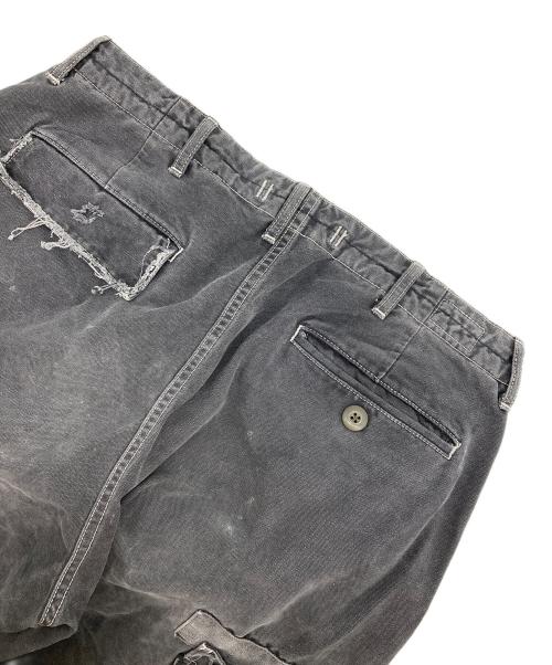 AVIREX（アヴィレックス）AVIREX (アヴィレックス) クラッシュ加工カーゴパンツ ブラック サイズ:Lの古着・服飾アイテム