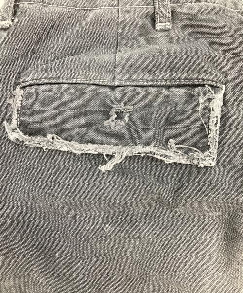 AVIREX（アヴィレックス）AVIREX (アヴィレックス) クラッシュ加工カーゴパンツ ブラック サイズ:Lの古着・服飾アイテム