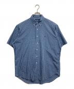 POLO RALPH LAURENポロ・ラルフローレン）の古着「BLEKE オーバーサイズチェック半袖シャツ」｜ブルー