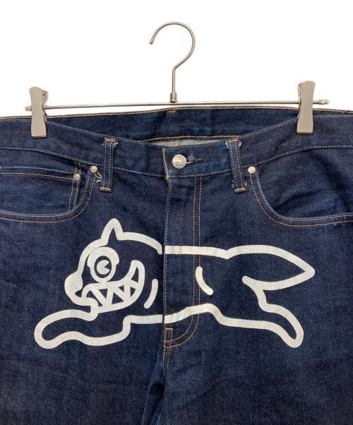 BILLIONAIRE BOYS CLUB（ビリオネアボーイズクラブ）BILLIONAIRE BOYS CLUB (ビリオネアボーイズクラブ) フロントドッグプリント デニムパンツ インディゴ サイズ:Lの古着・服飾アイテム