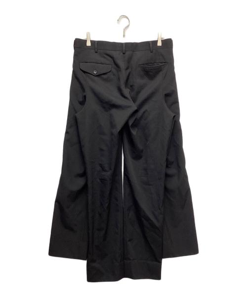 COMME des GARCONS HOMME PLUS（コムデギャルソンオムプリュス）COMME des GARCONS HOMME PLUS (コムデギャルソンオムプリュス) ダブルレングス スリムパンツ ブラック サイズ:Mの古着・服飾アイテム