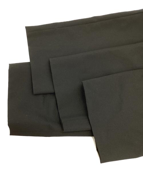 COMME des GARCONS HOMME PLUS（コムデギャルソンオムプリュス）COMME des GARCONS HOMME PLUS (コムデギャルソンオムプリュス) ダブルレングス スリムパンツ ブラック サイズ:Mの古着・服飾アイテム