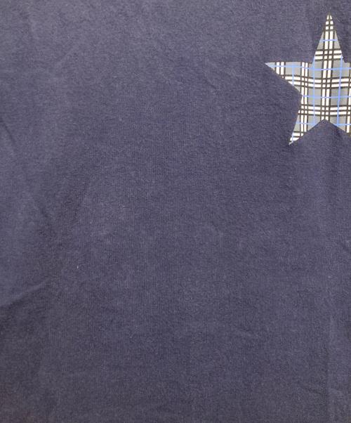 BURBERRY BLACK LABEL（バーバリーブラックレーベル）BURBERRY BLACK LABEL (バーバリーブラックレーベル) スタープリントラグランTシャツ サイズ:3の古着・服飾アイテム