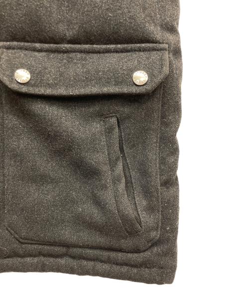 stussy（ステューシー）stussy (ステューシー) フーデットダウンベスト ブラック サイズ:Mの古着・服飾アイテム