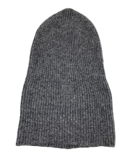 Acne studios（アクネ ストゥディオズ）ACNE STUDIOS (アクネ ストゥディオズ) スモールFaceロゴニットキャップ グレーの古着・服飾アイテム