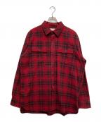 L.L.Beanエルエルビーン）の古着「ヘビーネルチェックシャツ」｜レッド