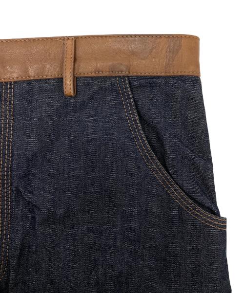 GUCCI（グッチ）GUCCI (グッチ) デニムスカート ブルー サイズ:38の古着・服飾アイテム