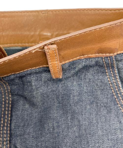 GUCCI（グッチ）GUCCI (グッチ) デニムスカート ブルー サイズ:38の古着・服飾アイテム