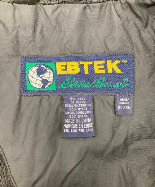Eddie Bauer（エディーバウアー）Eddie Bauer (エディーバウアー) 90’Sナイロンコート ブラック サイズ:XLの古着・服飾アイテム