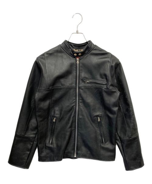 RED MOHICAN（レッドモヒカン）RED MOHICAN (レッドモヒカン) シングルライダースジャケット ブラック サイズ:Lの古着・服飾アイテム