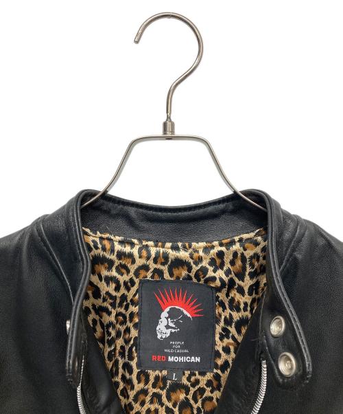 RED MOHICAN（レッドモヒカン）RED MOHICAN (レッドモヒカン) シングルライダースジャケット ブラック サイズ:Lの古着・服飾アイテム