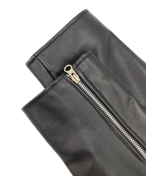 RED MOHICAN（レッドモヒカン）RED MOHICAN (レッドモヒカン) シングルライダースジャケット ブラック サイズ:Lの古着・服飾アイテム