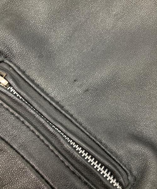 RED MOHICAN（レッドモヒカン）RED MOHICAN (レッドモヒカン) シングルライダースジャケット ブラック サイズ:Lの古着・服飾アイテム