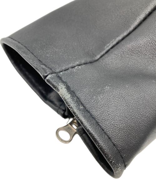 RED MOHICAN（レッドモヒカン）RED MOHICAN (レッドモヒカン) シングルライダースジャケット ブラック サイズ:Lの古着・服飾アイテム